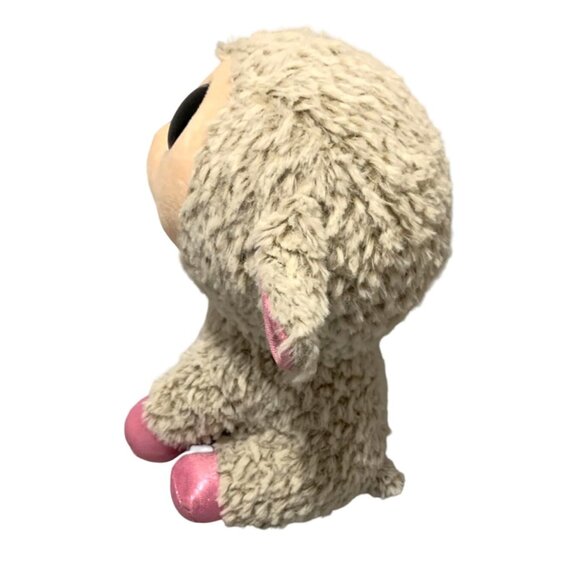 Ty Beanie Boos Gray Lamb Dixie Sheep Medium 9 in Tall Plush Stuffed Animal Doll - Picture 3 of 5